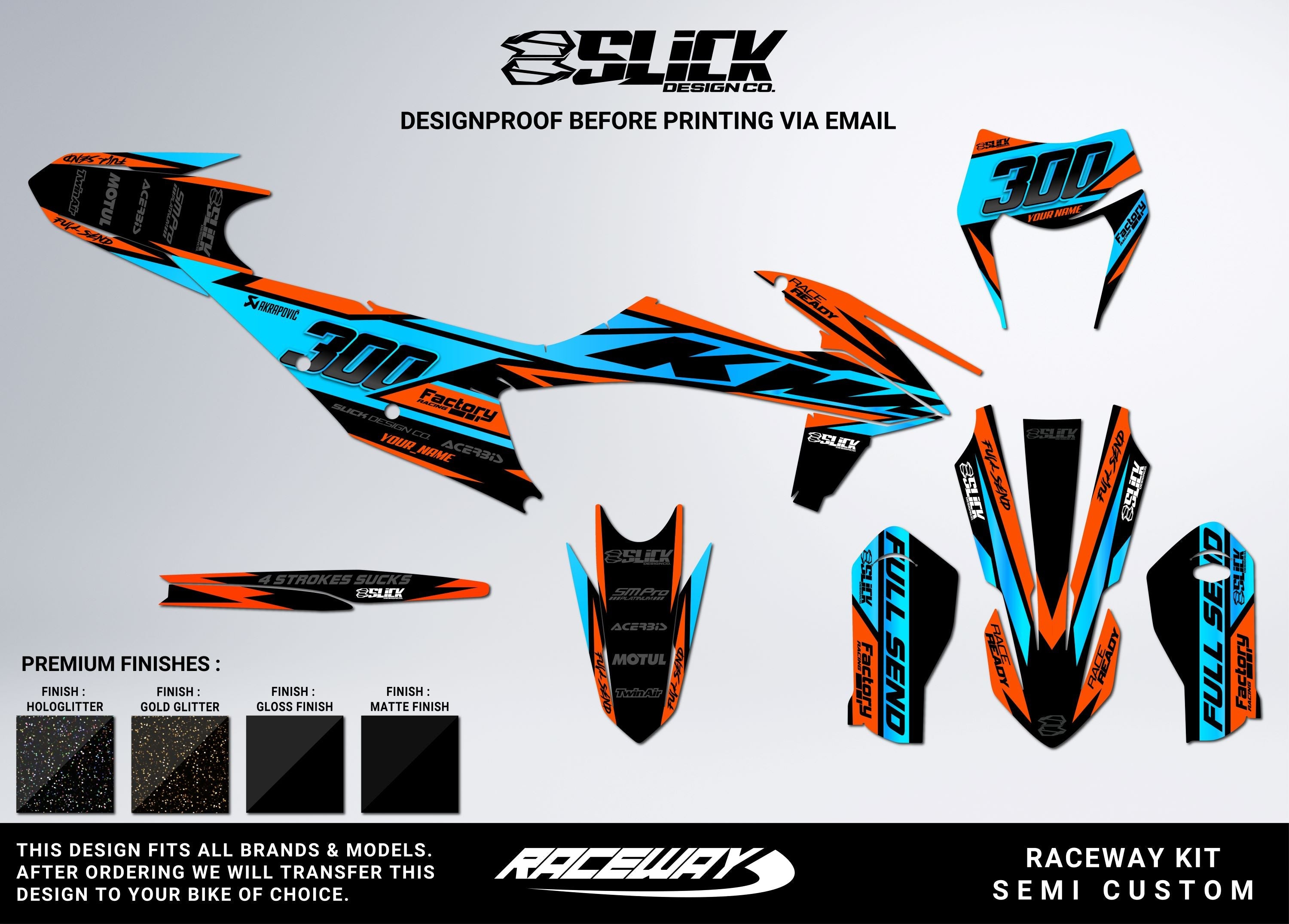 RACEWAY - GRAPHICS KIT – Slick Design Co.