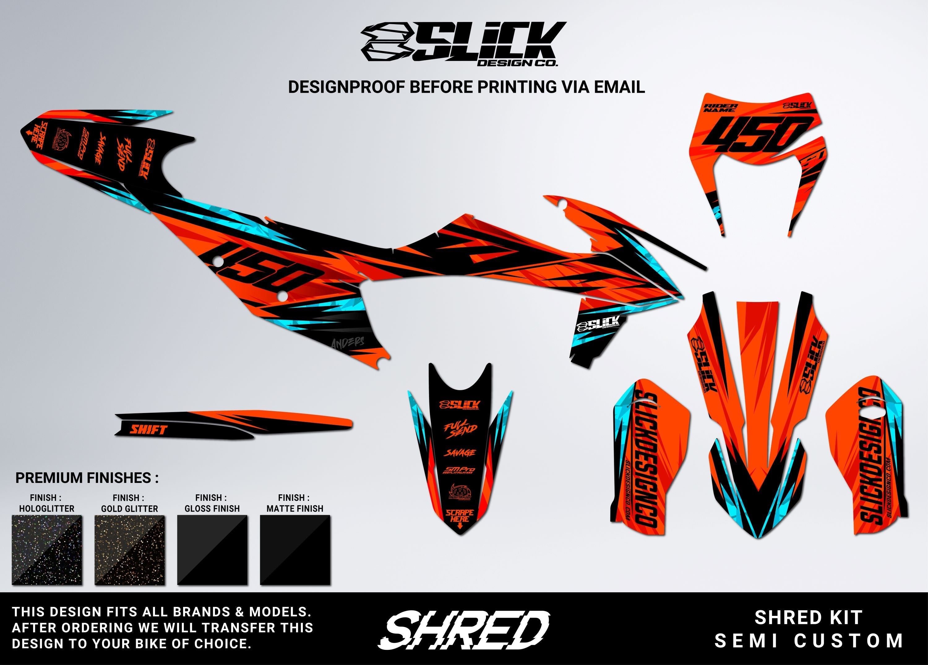 SHRED - KIT GRAFICO