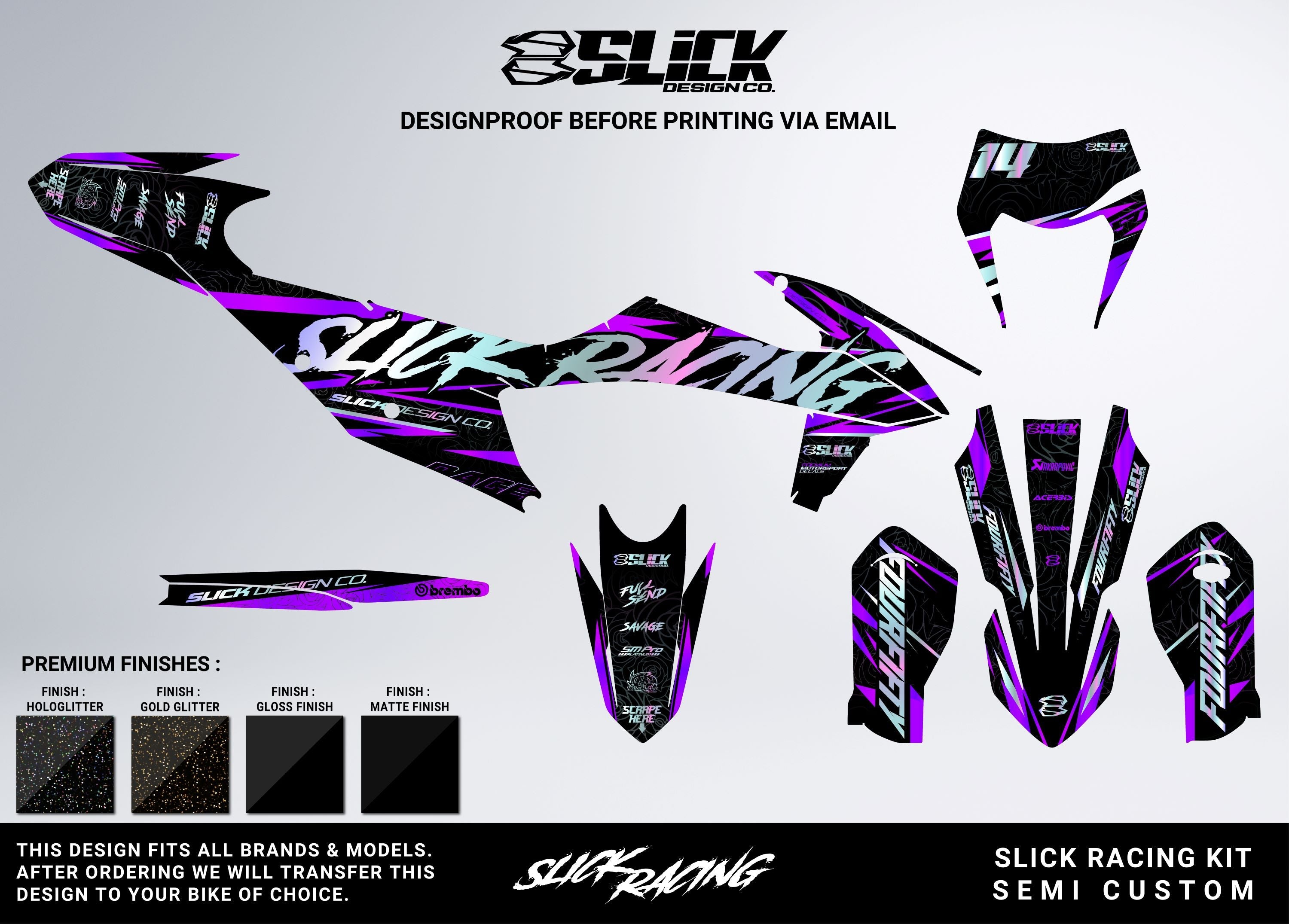 SLICK RACING - DEKOR KIT