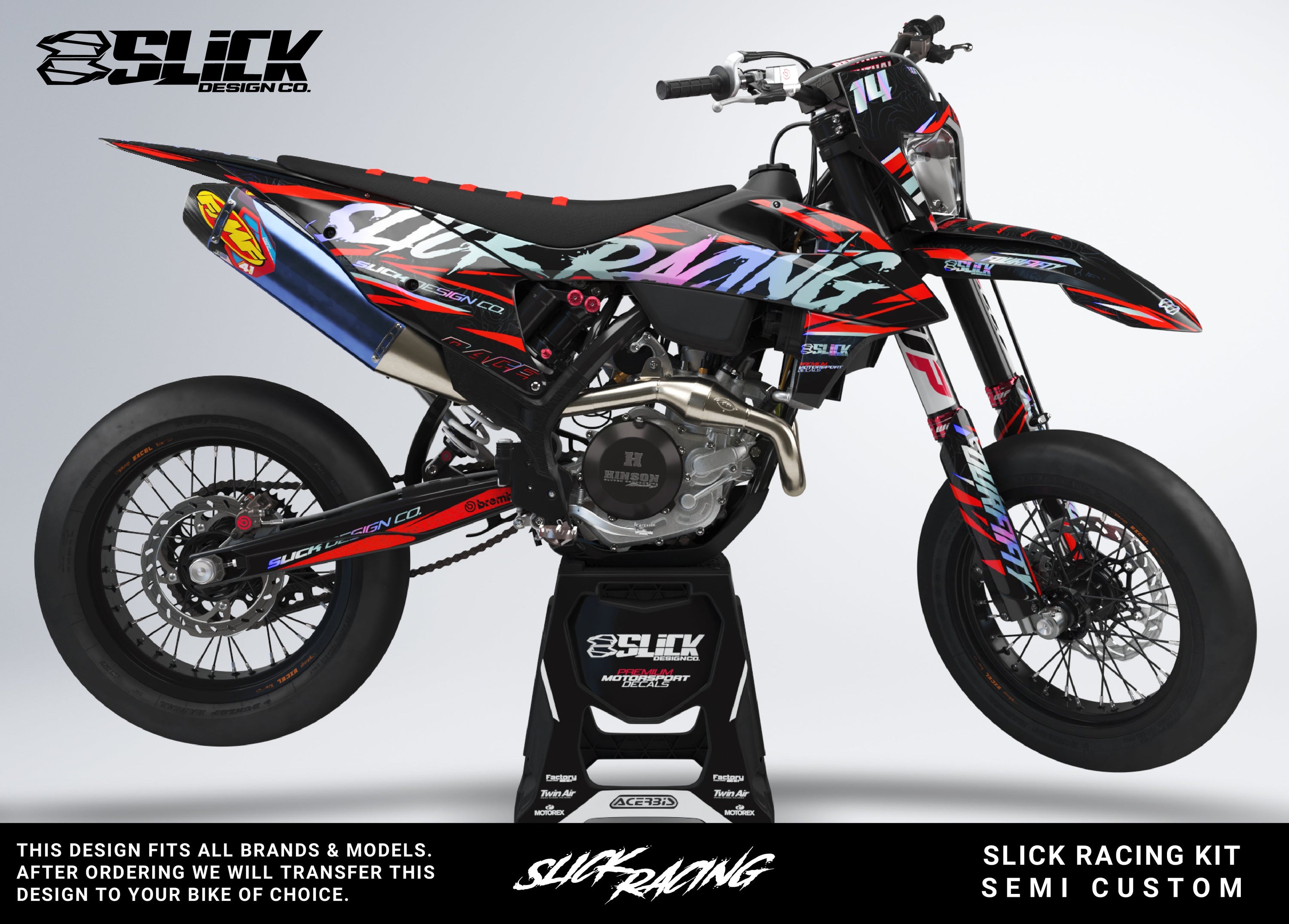 Hp Graphics Racing SLICK RACING - GRAPHICS KIT